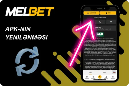 MelBet APK-nın yenilənməsi