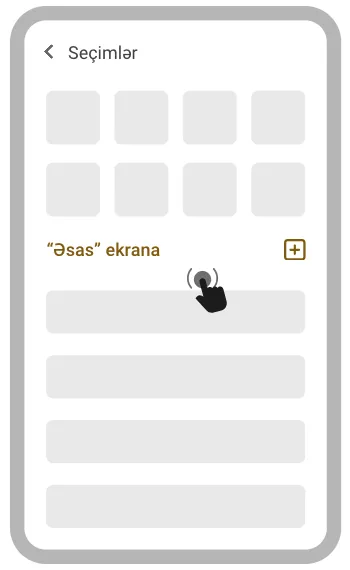 Əsas ekrana əlavə et