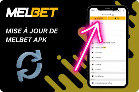 Mise à jour de MelBet APK