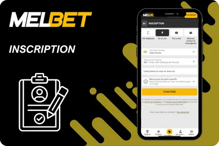 Inscription et création de compte dans l'application