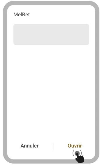 Application installée