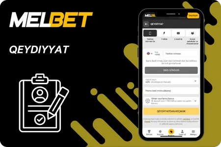 MelBet tətbiqinə qeydiyyat və hesab yaradılması