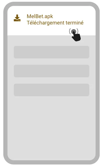 Sélectionnez le fichier de l'application téléchargé