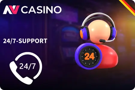 NV Casino Kundendienst rund um die Uhr erreichbar